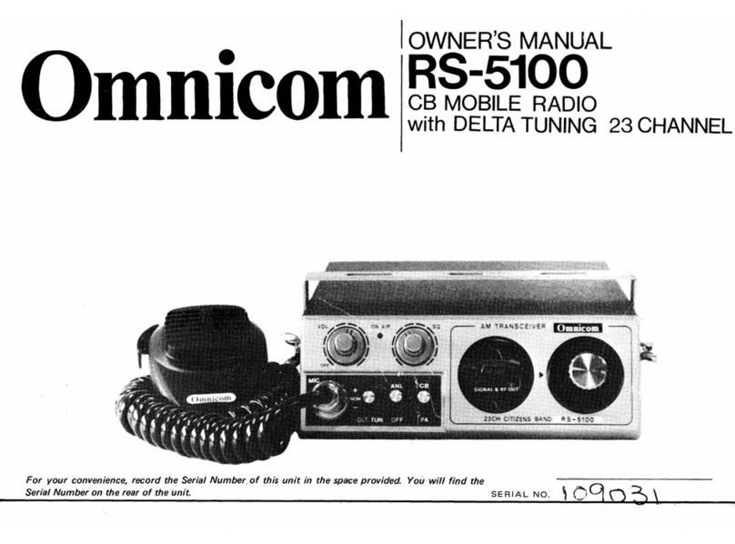 Omnicom RS-5100 owner's manual