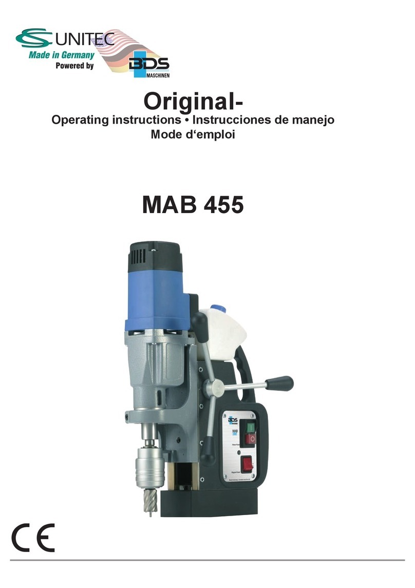 CS Unitec MAB 455 operating instructions