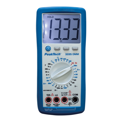 PeakTech 3336 User manual