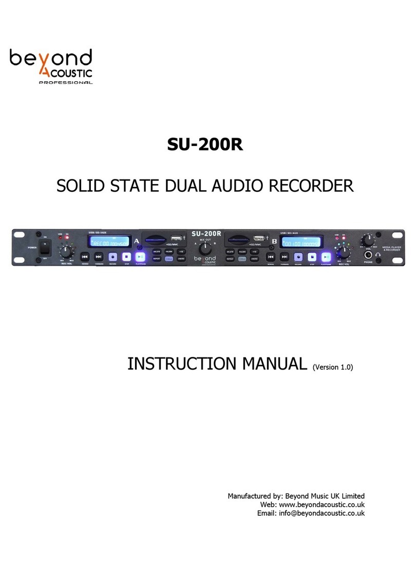 Beyond Acoustic SU-200R instruction manual
