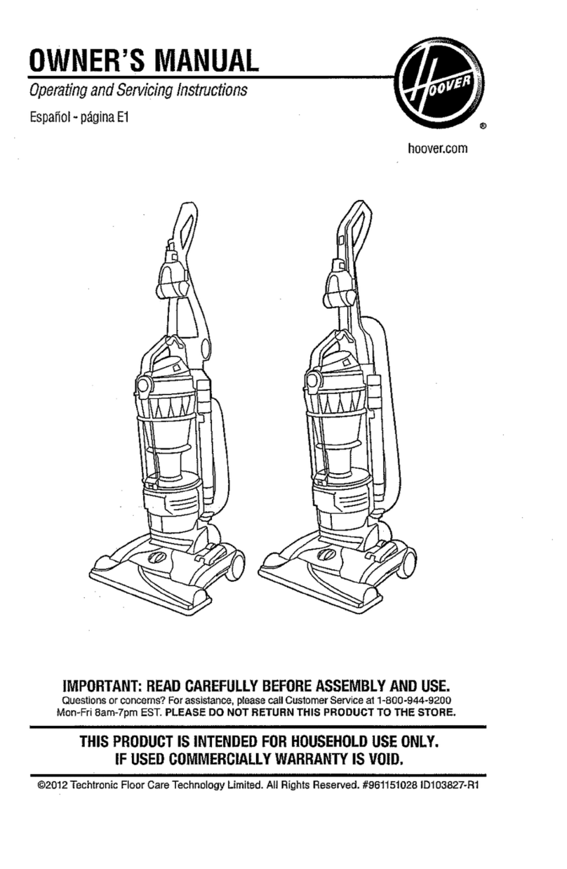 Hoover uh70608 User manual
