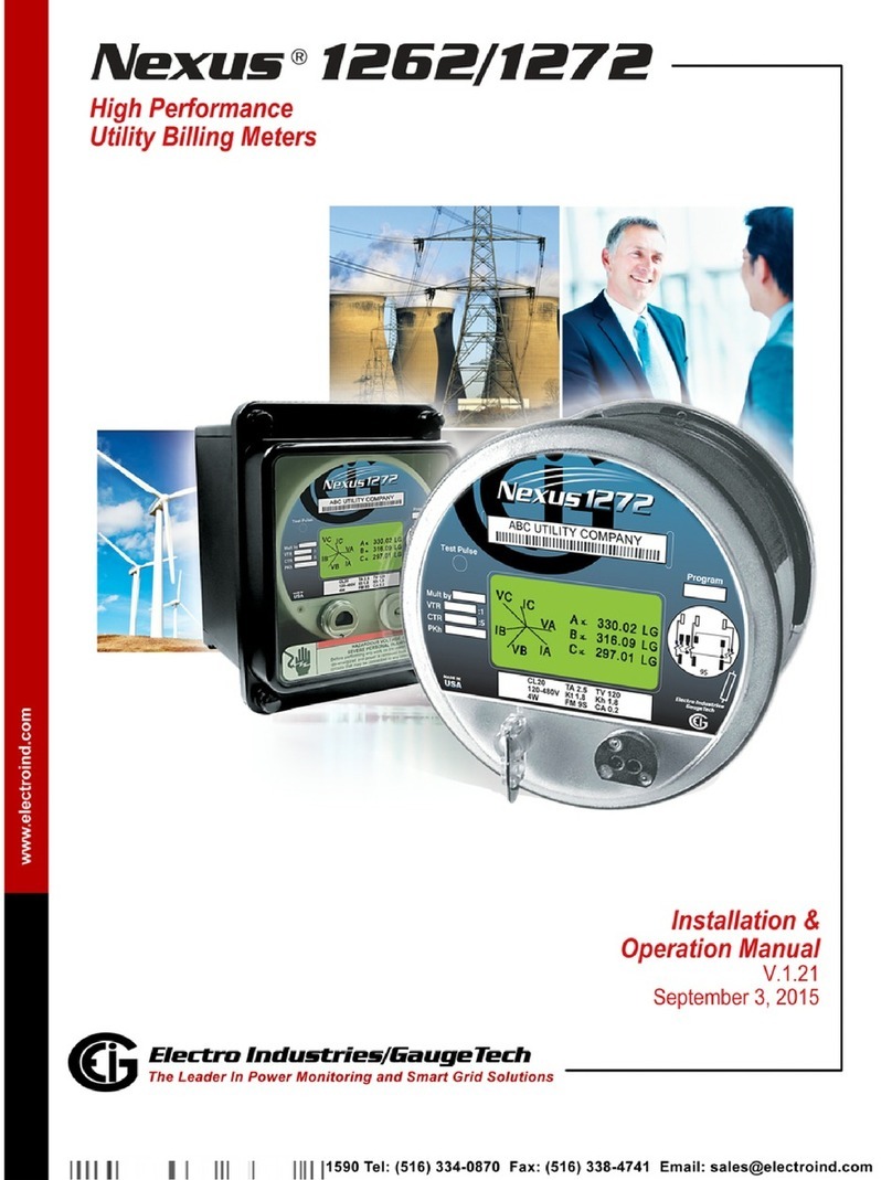 EI Nexus 1262 Installation & operation manual