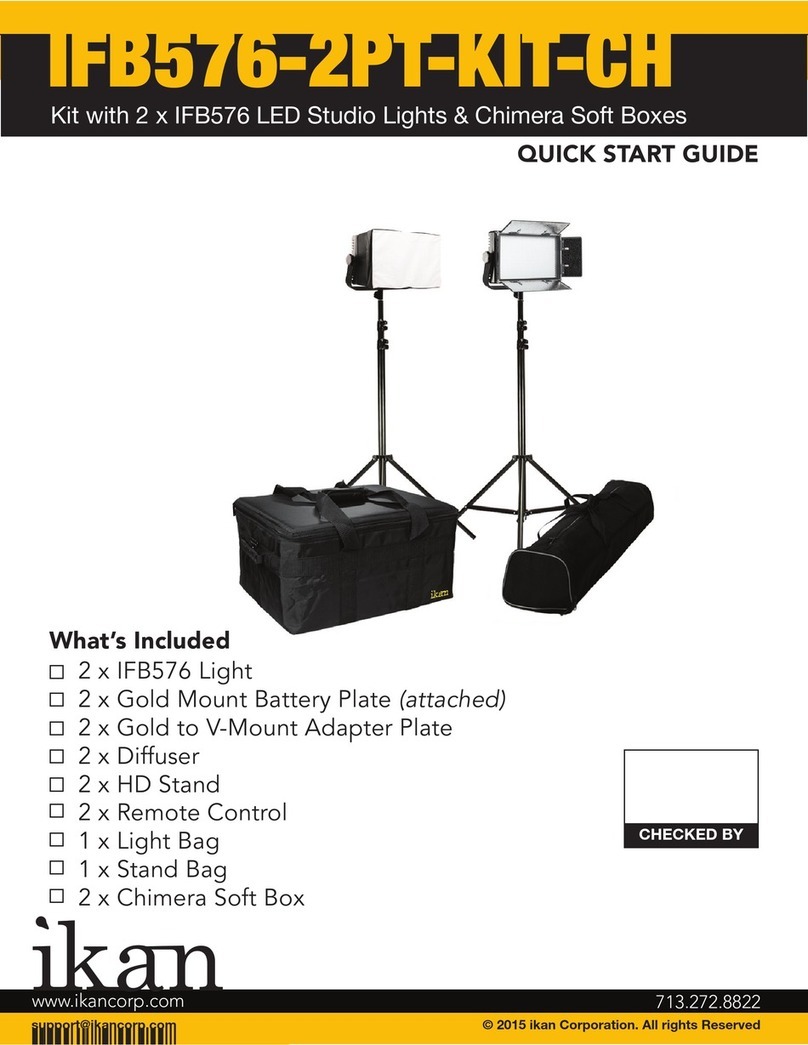 Ikan IFB576-2PT-KIT-CH quick start guide