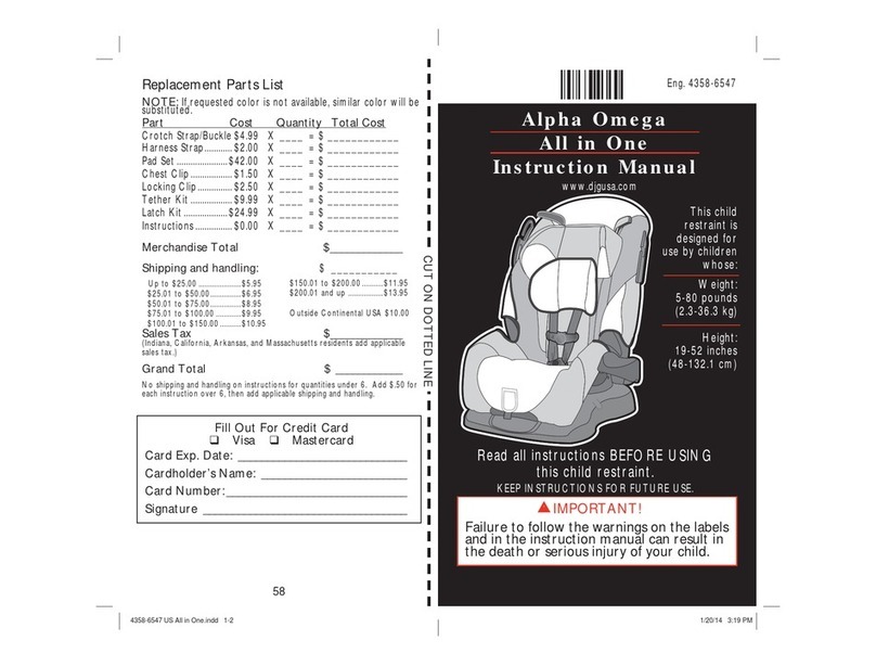 Safety first Alpha omega all in one instruction manual