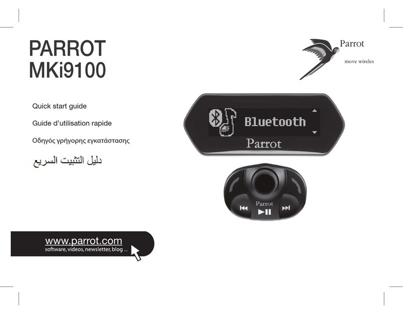 Parrot MKi9100 User manual Parrot MKi9100 User manual