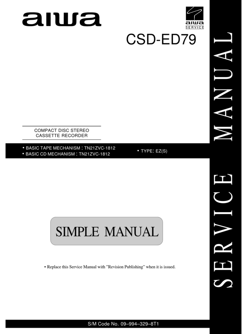 Aiwa CSD-ED79 manual
