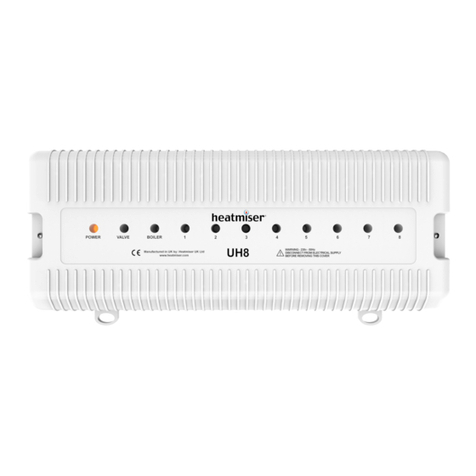 Heatmiser UH8 User manual Heatmiser UH8 User manual