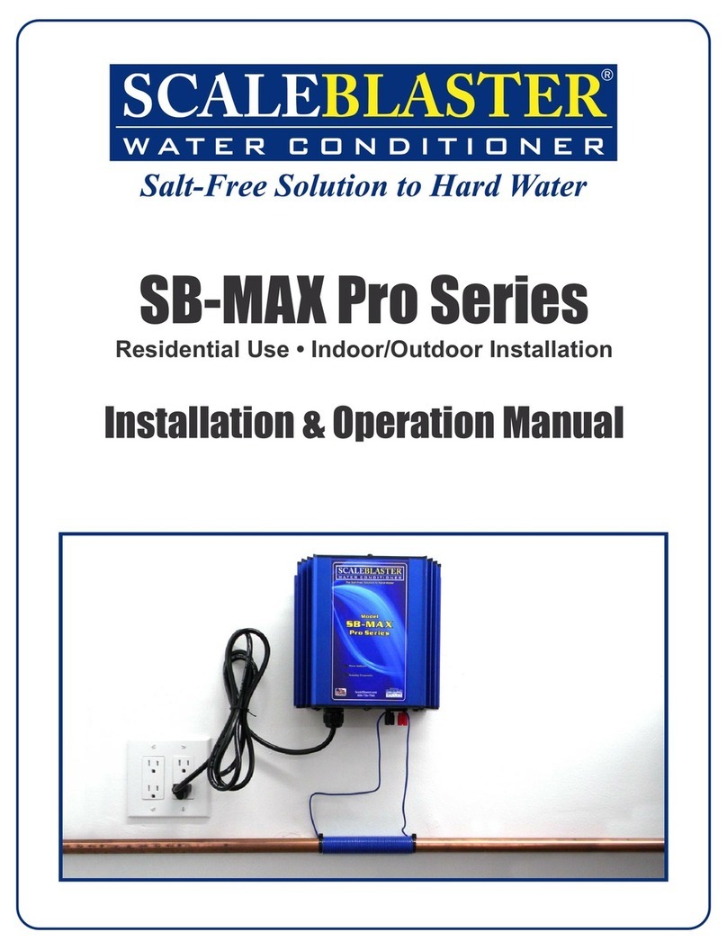 ScaleBlaster SB-MAX Pro Series Installation & operation manual ScaleBlaster SB-MAX Pro Series Installation & operation manual