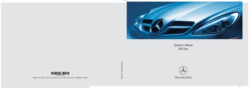 Mercedes-Benz SLK-Class User manual