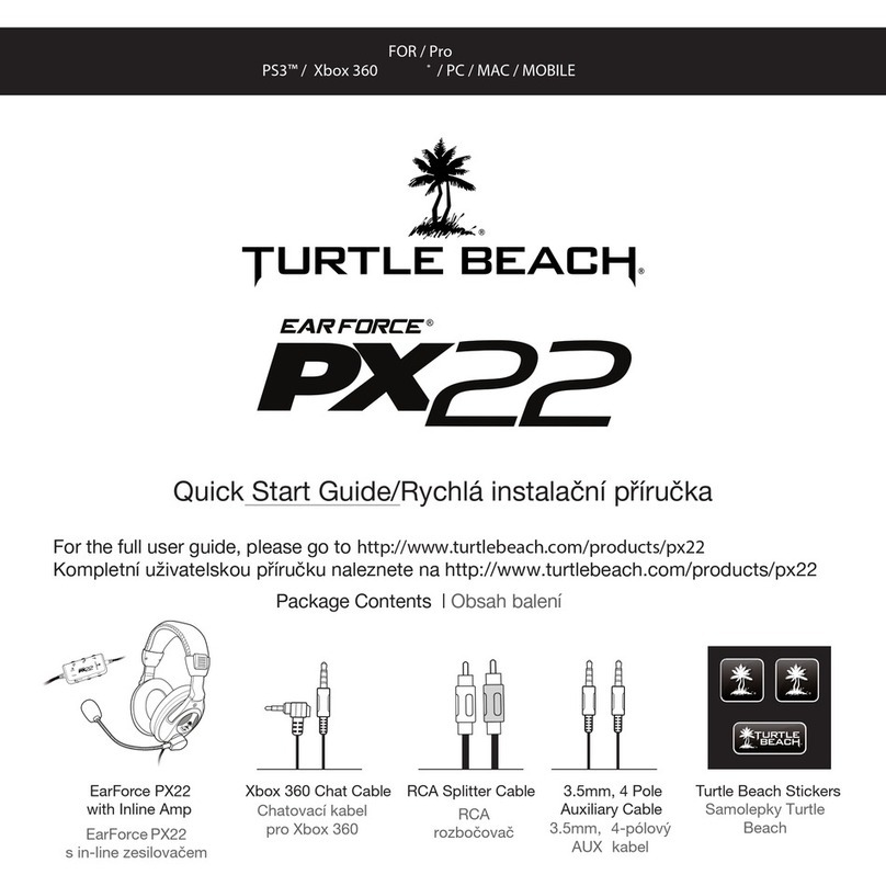 Turtle Beach Ear Force PX22 User manual