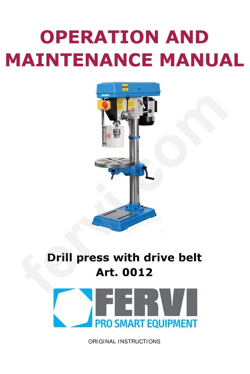 Fervi 0012 User manual