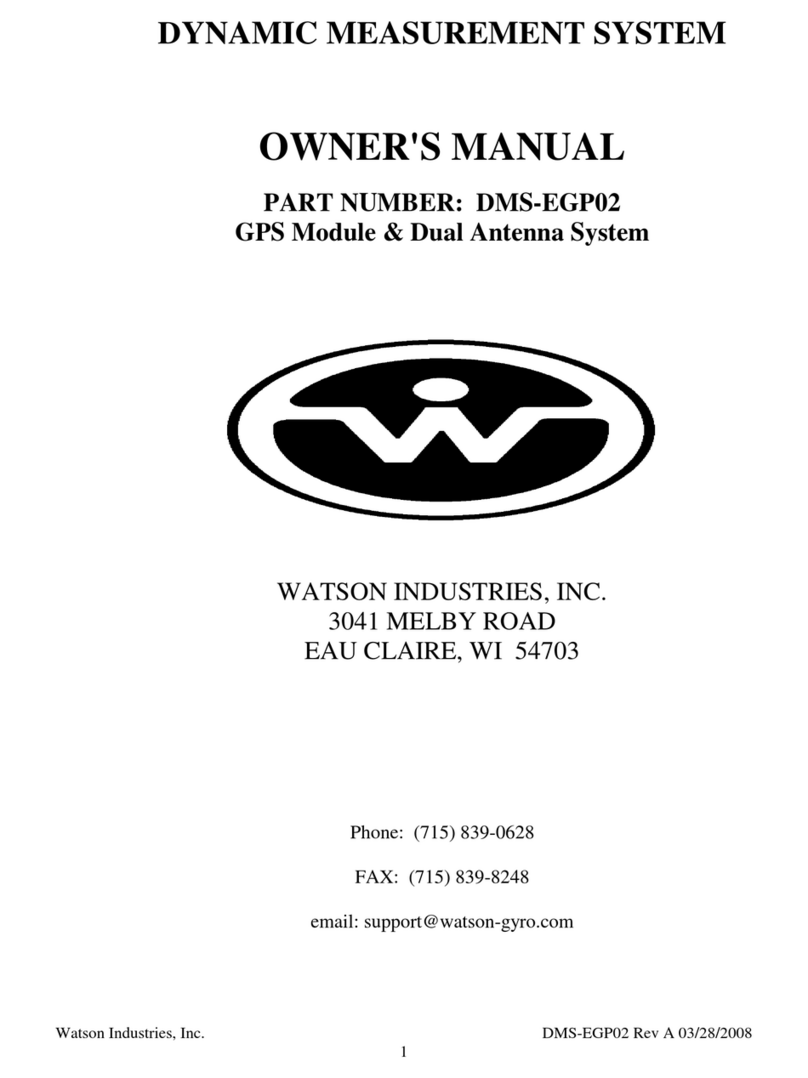 WATSON INDUSTRIES DMS-EGP02 owner's manual