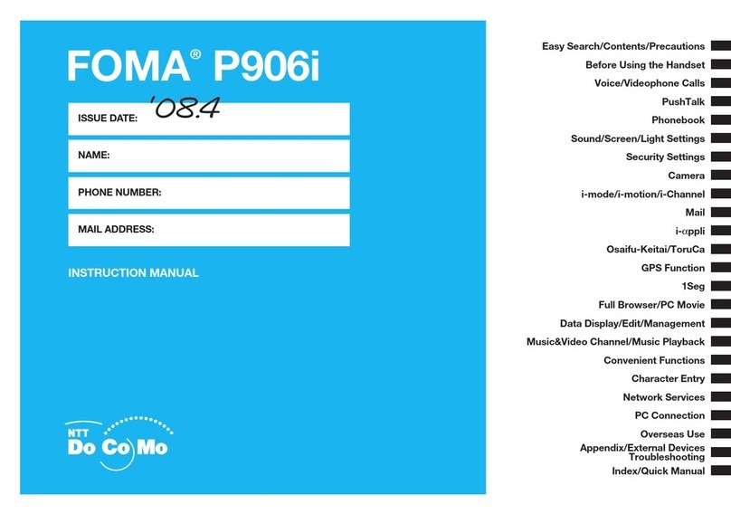 Foma P906i instruction manual