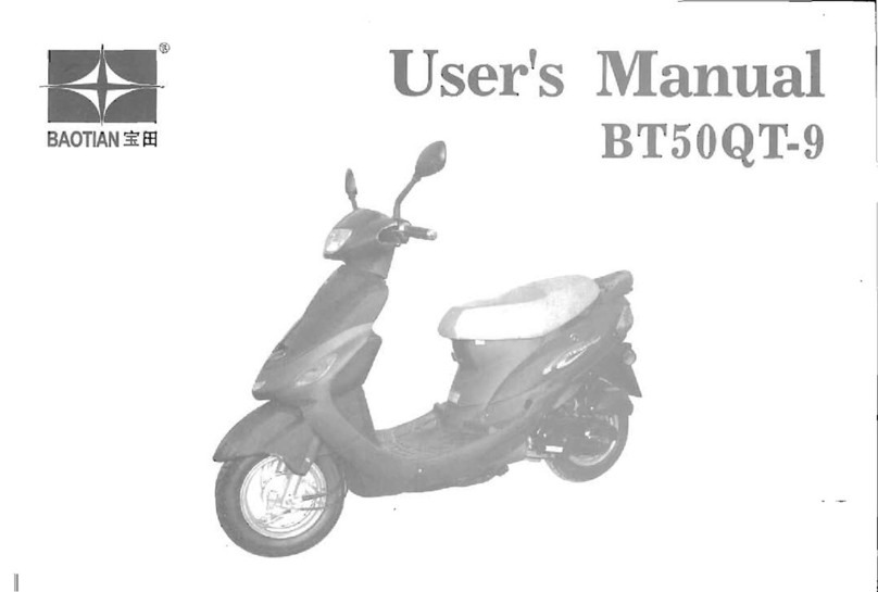 Baotian BT50QT-9 User manual