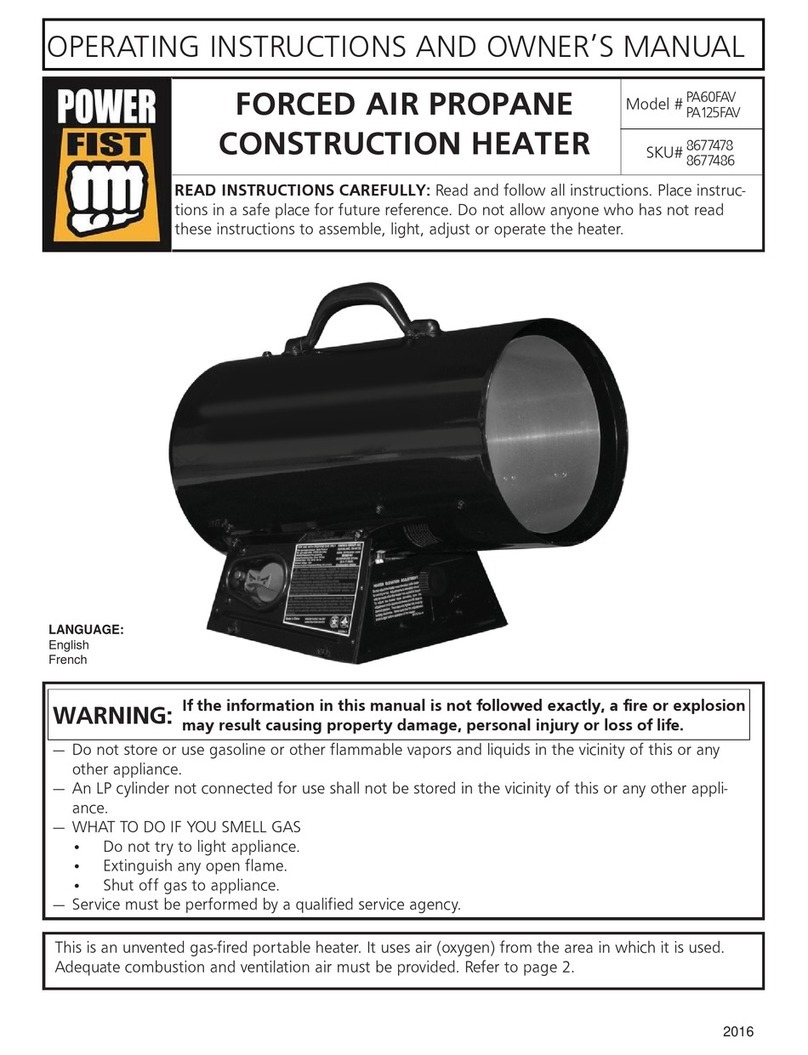 Power Fist PA60FAV Assembly instructions