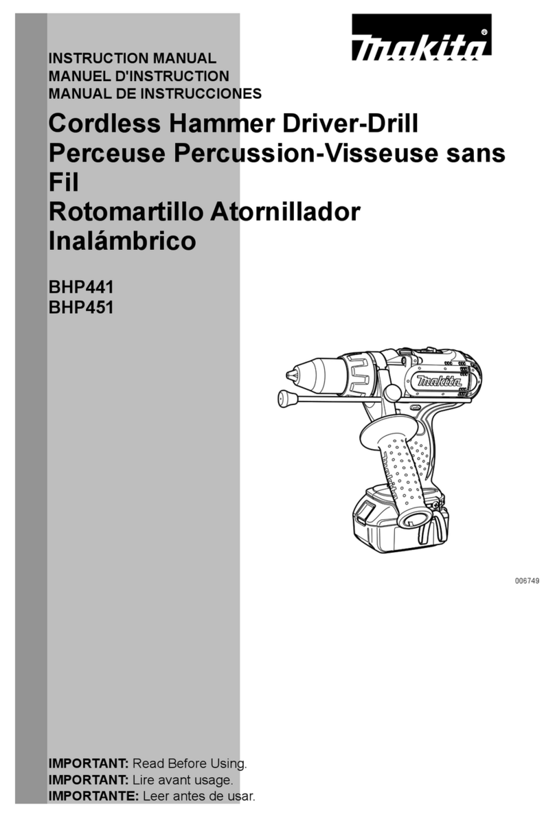 Makita BHP441 instruction manual