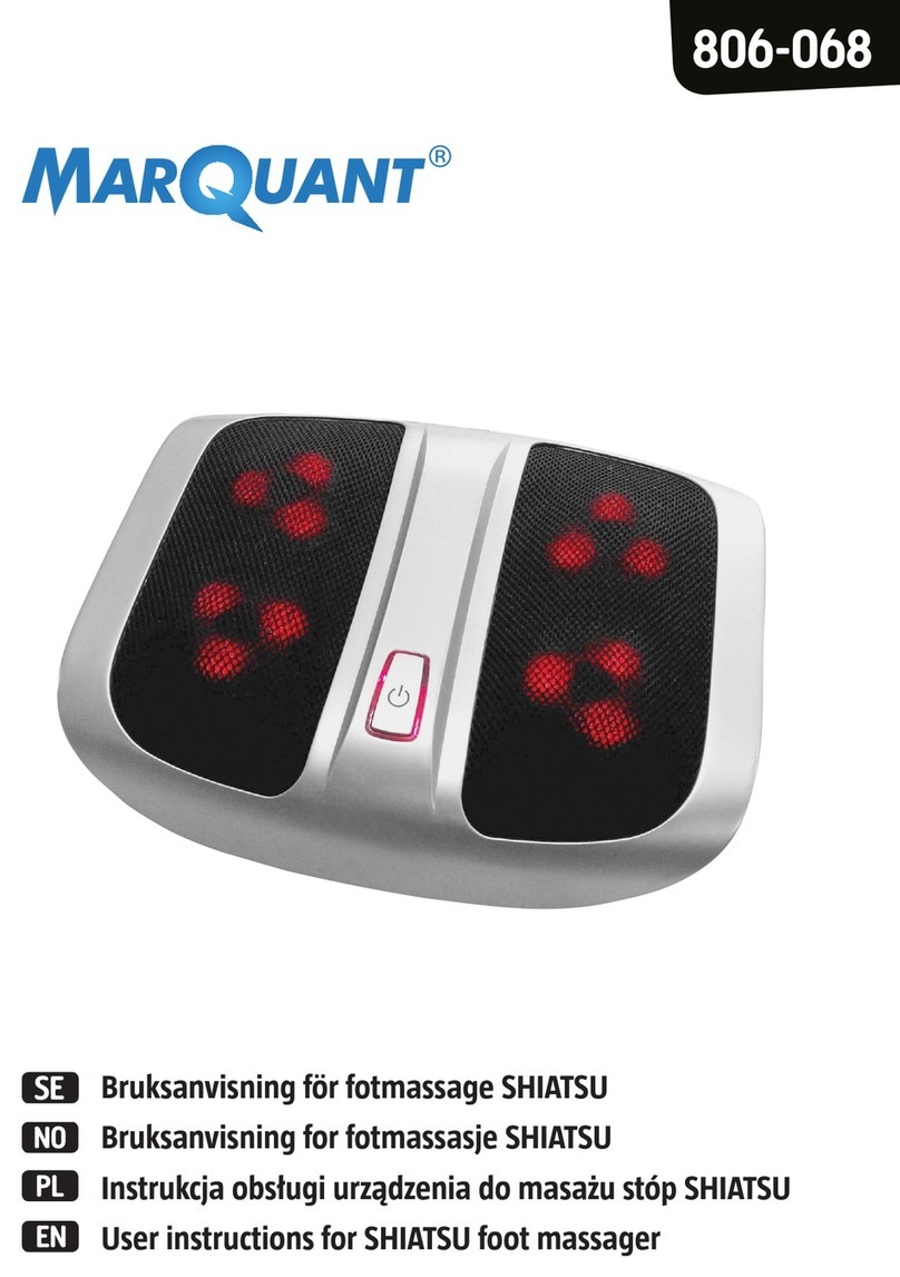 Marquant SHIATSU 806-068 User instructions