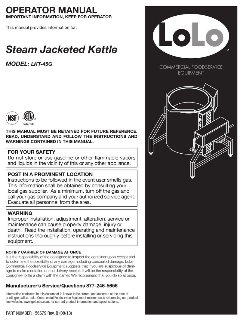 LoLo LKT-45G User manual