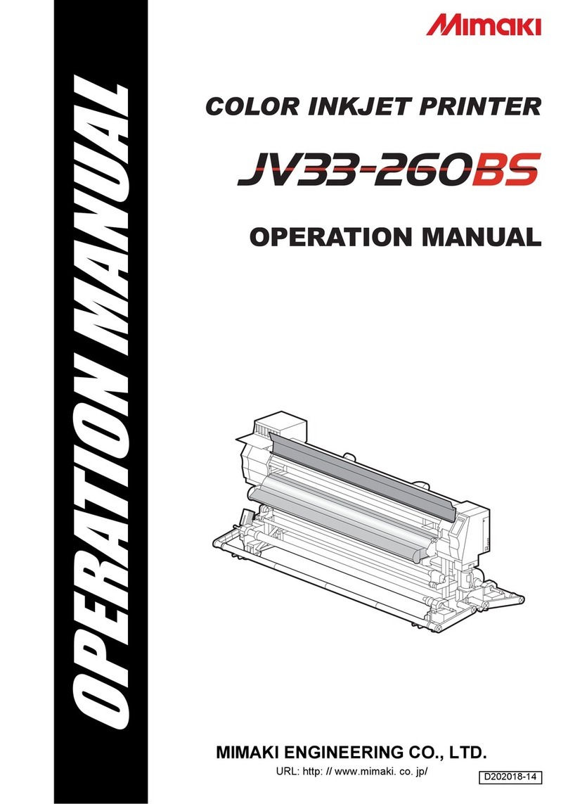 MIMAKI JV33-260BS User manual