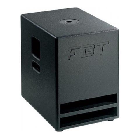 Fbt JOLLY SUB 10 A User manual