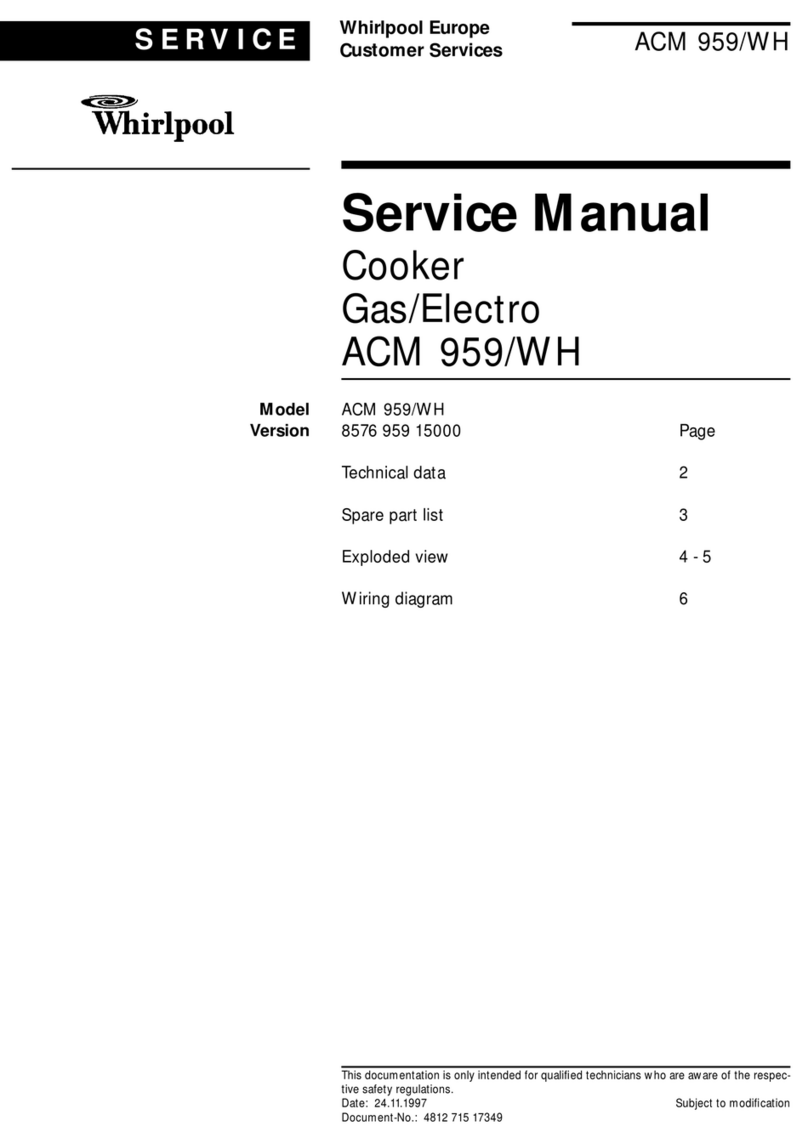 Whirlpool ACM 959/WH Service manual