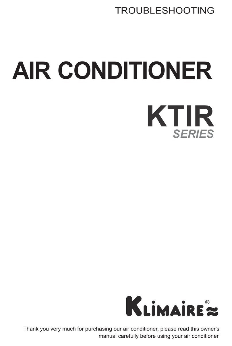 Klimaire KTIR Series User manual