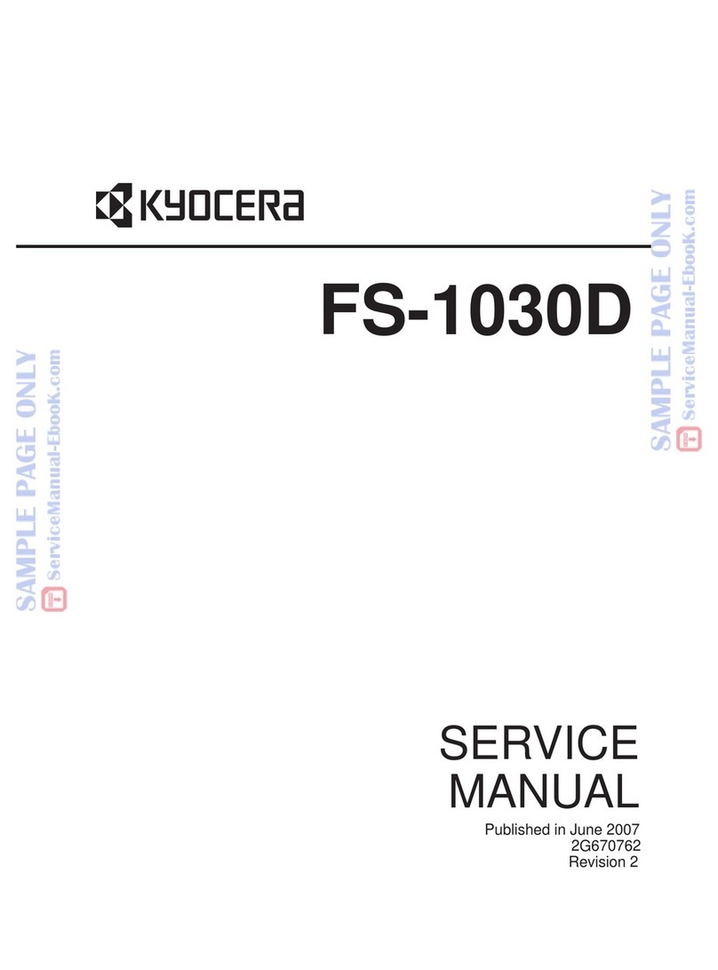 Kyocera FS-1030D User manual Kyocera FS-1030D User manual