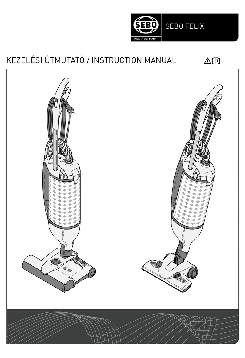 Sebo FELIX User manual Sebo FELIX User manual
