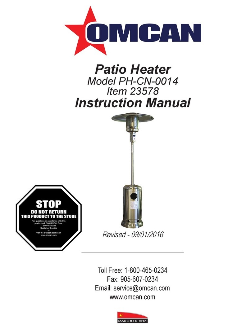 Omcan PH-CN-0014 instruction manual