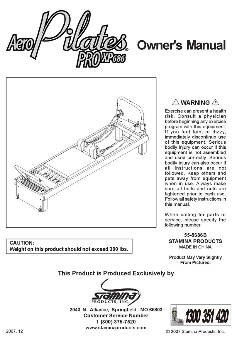 Stamina AeroPilates PRO XP686 owner's manual