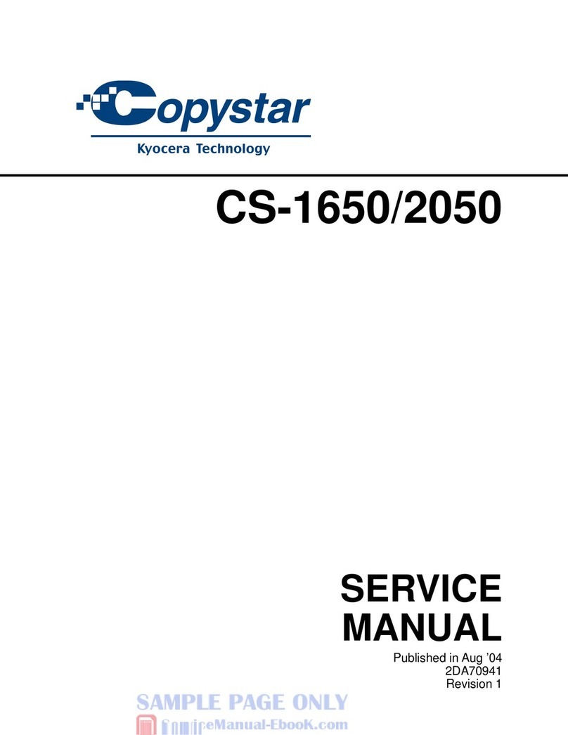 Kyocera CS-1650 User manual