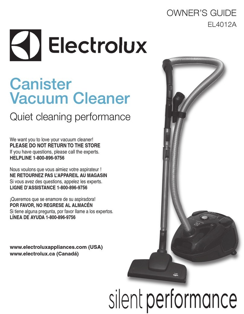 Electrolux EL4012A owner's guide