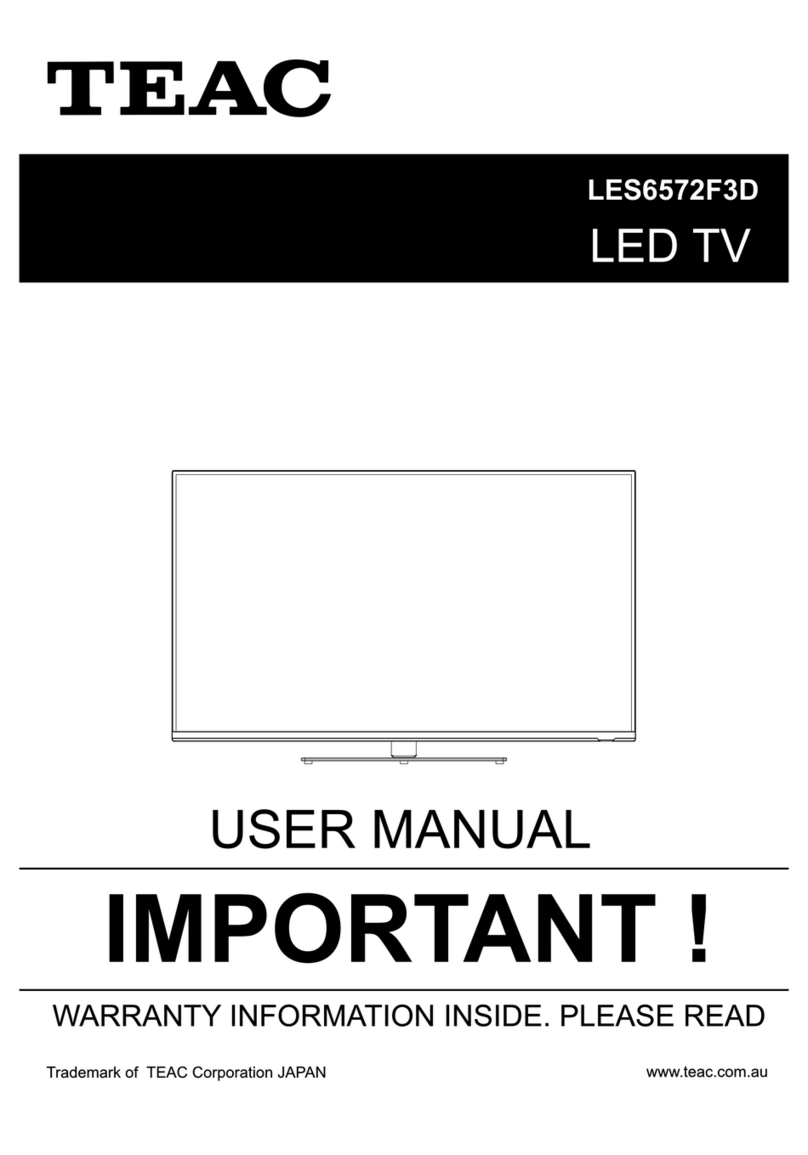 Teac LES6572F3D User manual