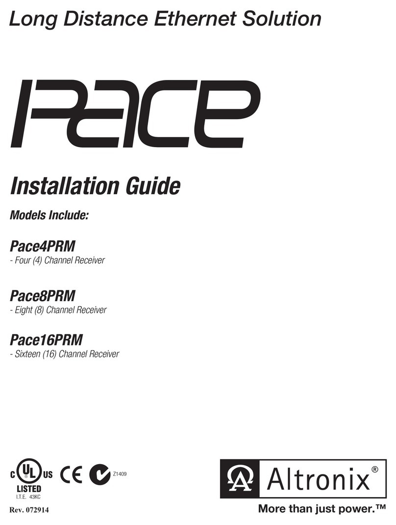 Pace Pace4PRM User manual