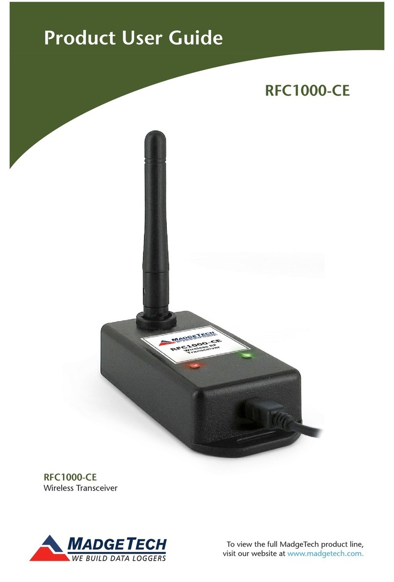 MadgeTech RFC1000-CE Product user guide