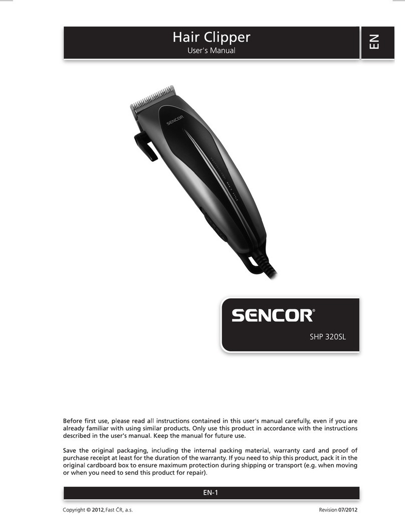 Sencor SHP 320SL user manual