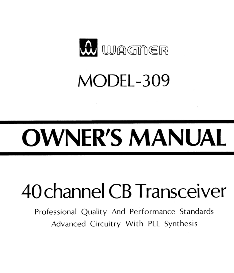 WAGNER 309 owner's manual