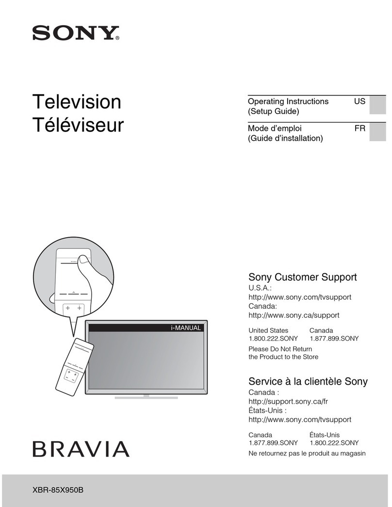 Sony Bravia XBR-85X950B User manual