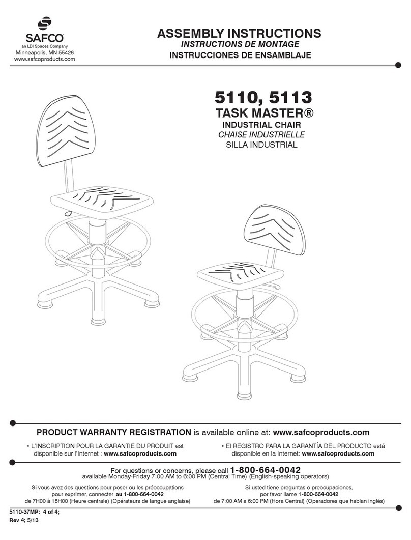 Safco 5110 User manual