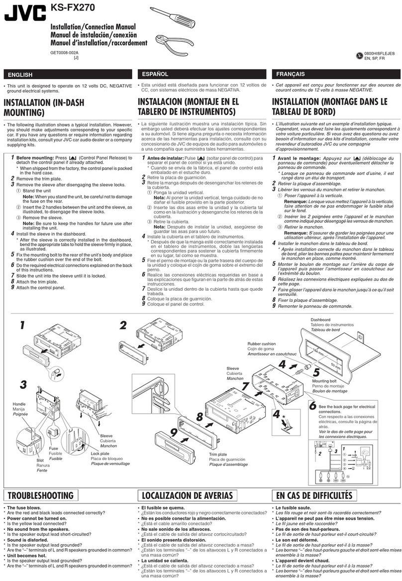 JVC KS-fx270e Guide