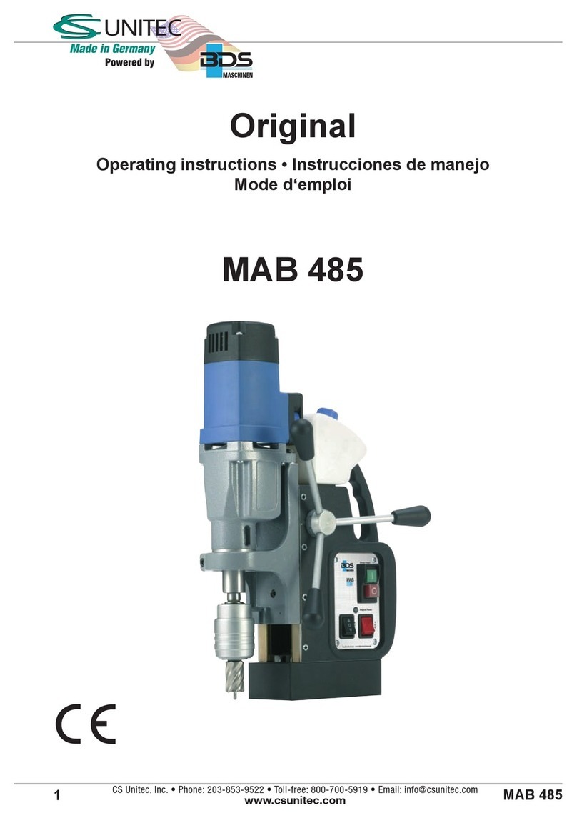 CS Unitec MAB 485 operating instructions