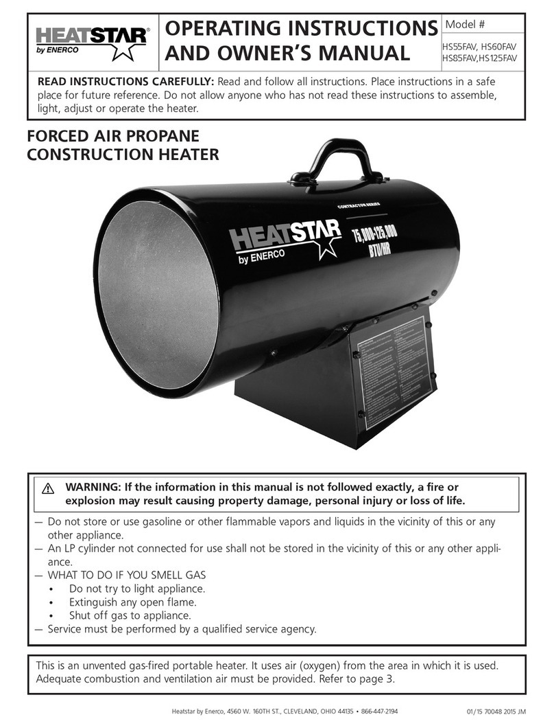 HeatStar HS55FAV Assembly instructions