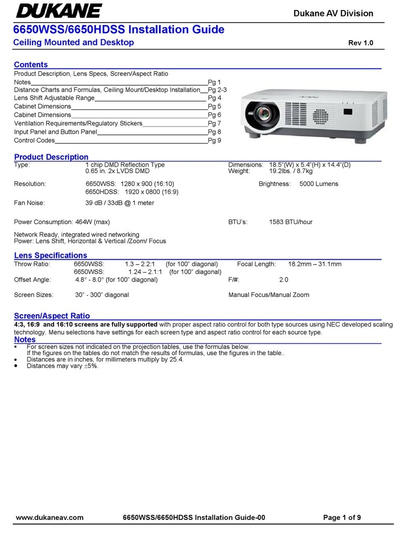 Dukane 6650WSS installation guide