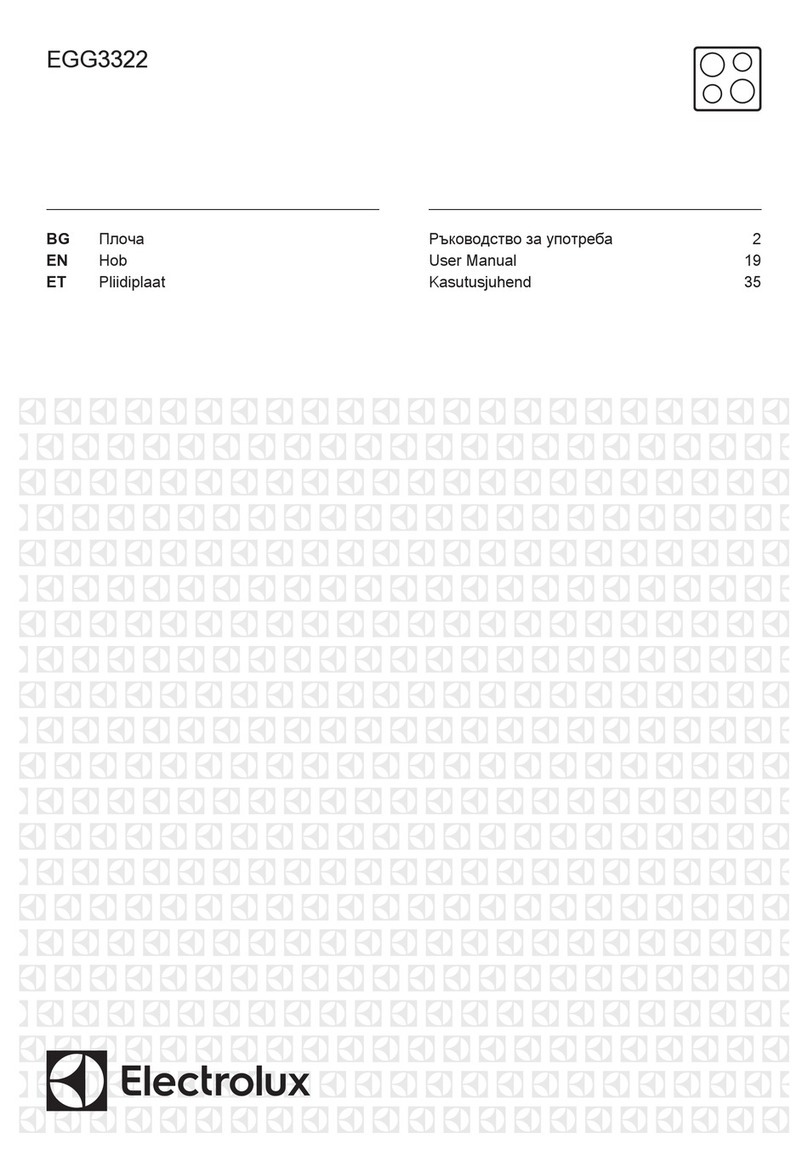 Electrolux EGG3322 User manual