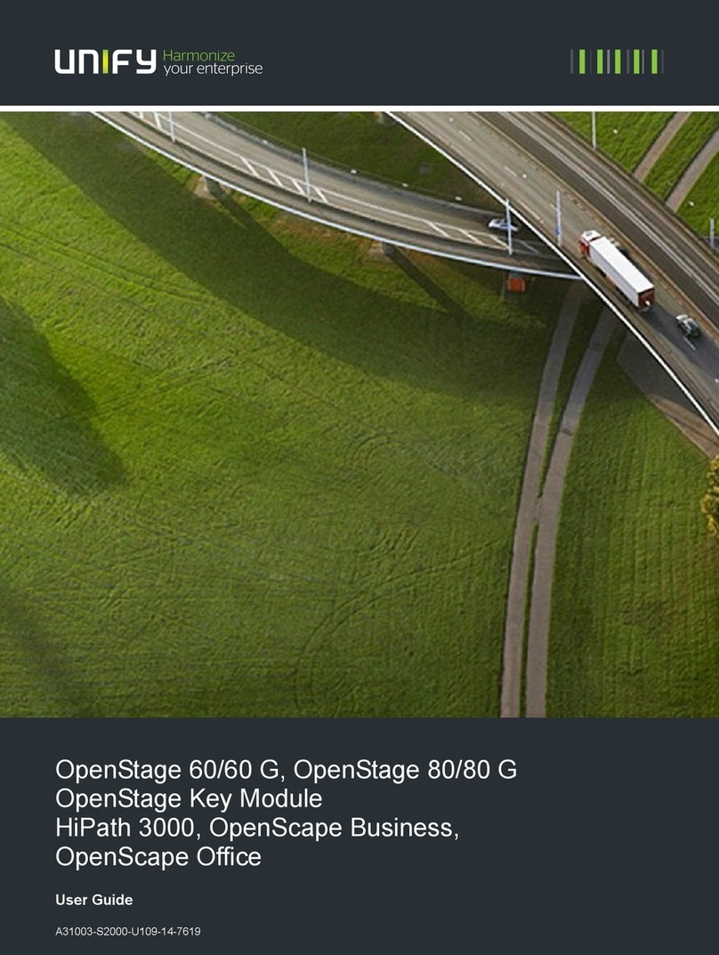 Unify OpenStage 60/60 G user guide