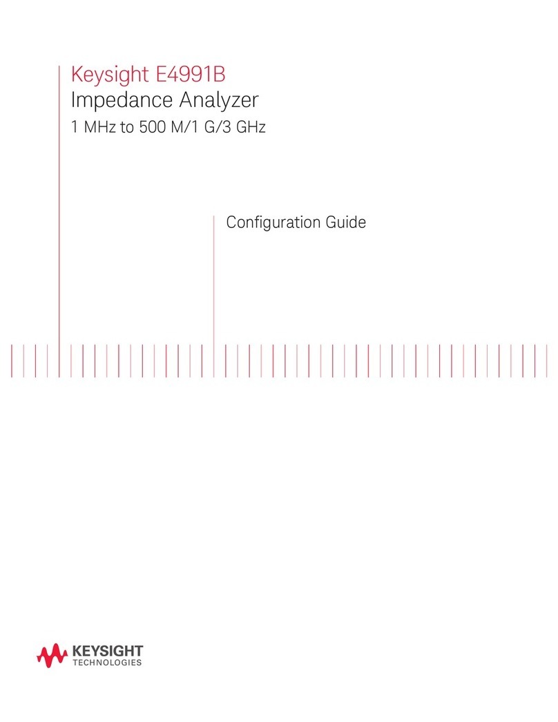 Keysight E4991B User manual