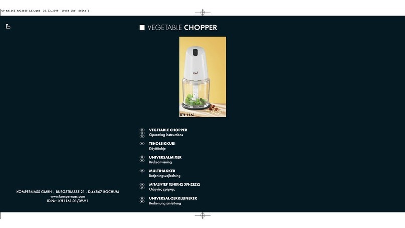 Silvercrest KH 1161 User manual