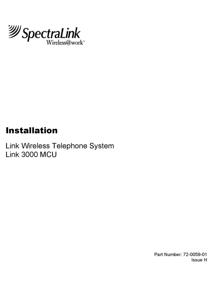 SpectraLink Link 3000 MCU User manual