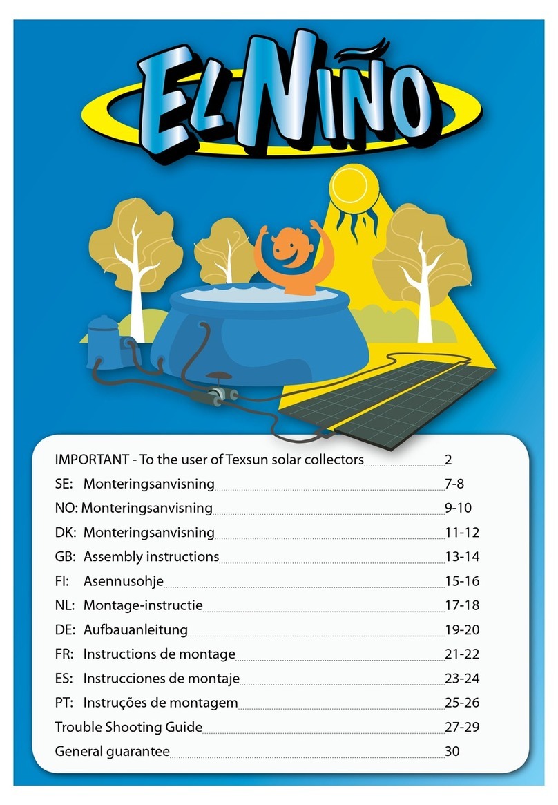 Texsun El Nino Series Assembly instruction