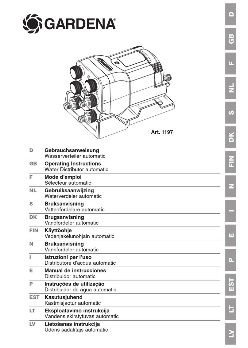 Gardena 1197 operating instructions